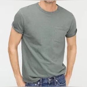 J. Crew Men's Slate Gray Short Sleeve Tee